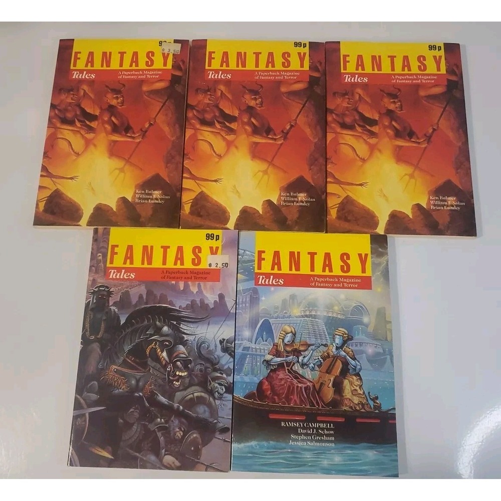 Fantasy Tales Paperback Magazine Lot